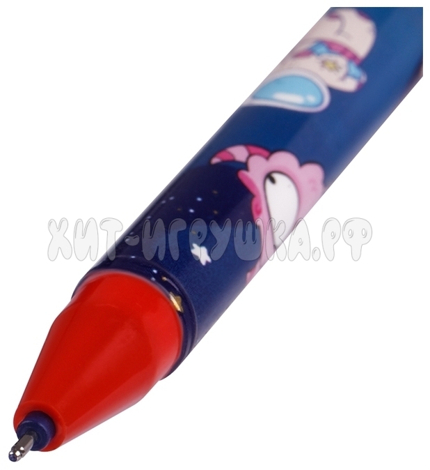 Ручка гелевая стираемая синяя 0,5 мм "Space Heroes" в ассортименте MESHU MS_60997